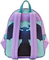 Loungefly Disney Villains Color Block Triple Pocket Backpack