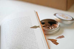 BOOK DARTS Line Markers - 125 Count Tin Mixed Metals Bookmarkers