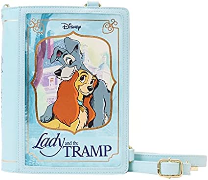 Loungefly Disney Lady and the Tramp Classic Book Convertible Bag