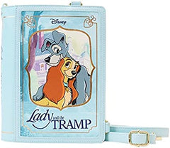 Loungefly Disney Lady and the Tramp Classic Book Convertible Bag