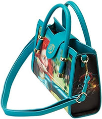 LOUNGEFLY Brave Princess Scenes Crossbody Bag Multi