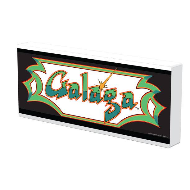 ARCADE1UP Wall Mounted Marquee (24in X 10in) Galaga Light Up