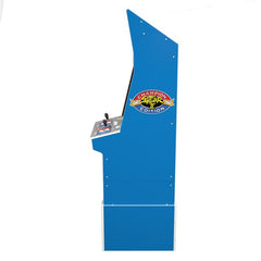 Capcom Street Fighter II Big Blue Arcade with Riser and Exclusive Stool Bundle, Arcade1Up