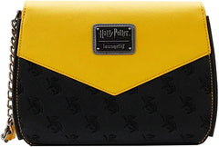 LOUNGEFLY Harry Potter Hufflepuff Chain Strap Crossbody Bag