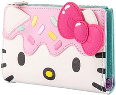 LOUNGEFLY Sanrio Hello Kitty Cupcake Faux Leather Flap Wallet