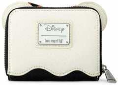 LOUNGEFLY Disney Ghost Minnie Glow-in-the-dark Ziparound Wallet