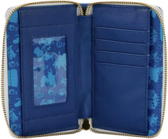 LOUNGEFLY Disney Aiw Classic Book Zip Around Wallet Alice In Wonderland One Size
