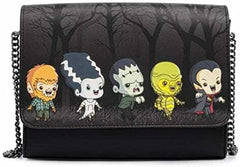 LOUNGEFLY Universal Monsters Chibi Linechain Strap Crossbody
