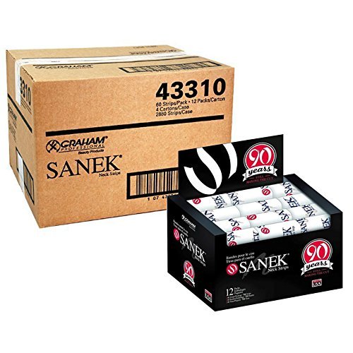 Sanek Neck Strips Master Case of 4 Cartons - 2880 Strips