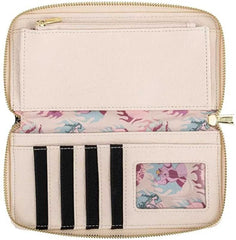 Loungefly Disney Villains Pastel Flames All Over Zip Around Wallet