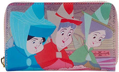LOUNGEFLY Disney Sleeping Beauty Zip Around Wallet Sleeping Beauty One Size
