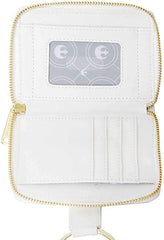 Loungefly Star Wars White Gold Rebel Hardware Zip Around Wallet