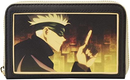 Loungefly Jujutsu Kaisen Satoru Gojo Faux Leather Zip Around Wallet