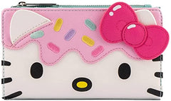 LOUNGEFLY Sanrio Hello Kitty Cupcake Faux Leather Flap Wallet
