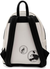 LOUNGEFLY Disney Mickey Steamboat Willie Music Cruise Womens Double Strap Shoulder Bag Purse