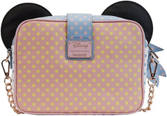 LOUNGEFLY Disney Minnie Pastel Dots Crossbody Bag
