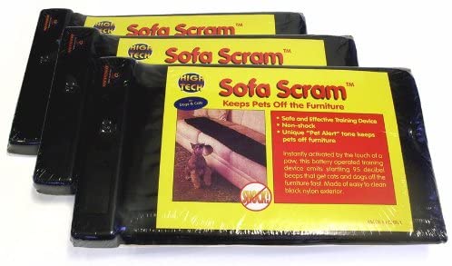 High Tech Pet Sofa Scram Sonic Pad Pet Deterrent, 3-Pack
