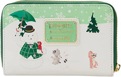 LOUNGEFLY Rudolph Merry Couple Zip-Around Wallet