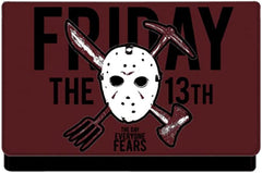 LOUNGEFLY Friday The 13th Jason Mask Trifold Wallet