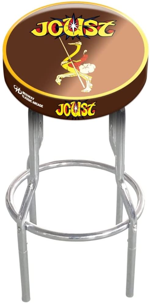 ARCADE1UP Stool Adjustable Height 21.5 inches to 29.5 inches (Joust)