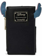 LOUNGEFLY Disney Vampire Stitch Bowtie Wallet