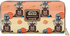 Loungefly Star Wars The Mandalorian Bantha Zip Around Wallet