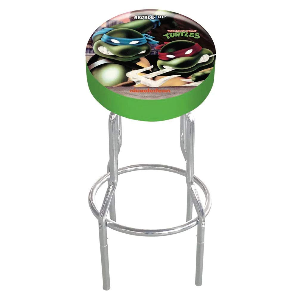 ARCADE1UP Teenage Mutant Ninja Turtles Tmnt Adjustable Stool, 21.5" to 29.5" - Electronic Games