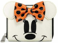 LOUNGEFLY Disney Ghost Minnie Glow-in-the-dark Ziparound Wallet