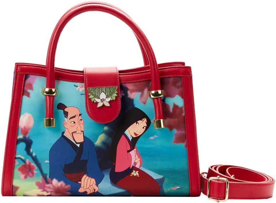 LOUNGEFLY Disney Mulan Princess Scene Crossbody Bag