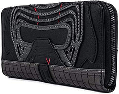 LOUNGEFLY Star Wars Kylo Ren Faux Leather Zip Wallet
