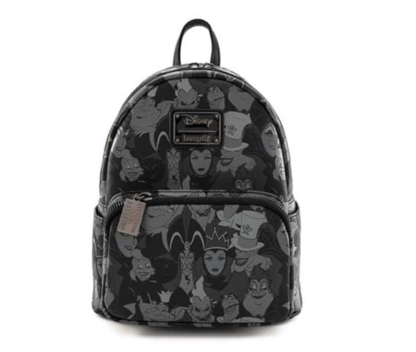 LOUNGEFLY Disney Villains Debossed Mini Backpack