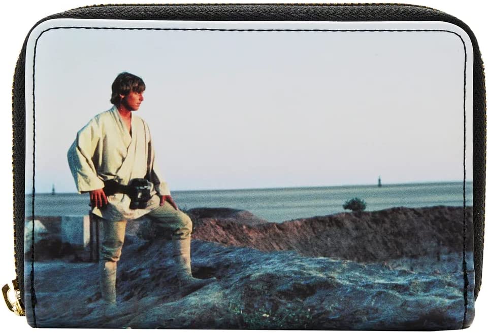LOUNGEFLY Star Wars A New Hope Final Frames Zip Around Wallet