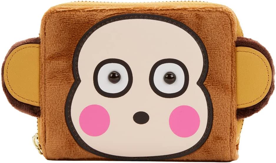 LOUNGEFLY Sanrio Monkichi Cosplay Zip Around Wallet