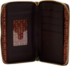 LOUNGEFLY Star Wars Lands Jakku Zip Around Wallet Star Wars One Size