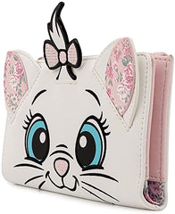 LOUNGEFLY x Disney The Aristocats Marie Floral Flap Wallet