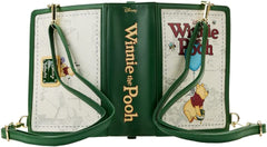 LOUNGEFLY Winnie the Pooh Classic Book Cover Convertible Crossbody
