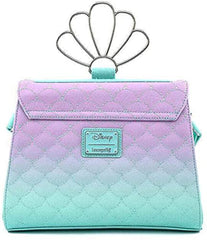 LOUNGEFLY Little Mermaid Ombre Scales Shell Handle Crossbody