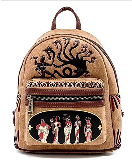 LOUNGEFLY Disney Hercules Muses Womens Double Strap Shoulder Bag Purse