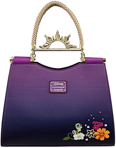 Loungefly Disney Tangled Floating Lights Hardware Vegan Crossbody Bag