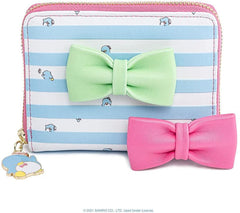 Loungefly Sanrio Tuxedo Sam Striped Zip Around Wallet