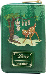 LOUNGEFLY Disney Classic Books Bambi Ziparound Wallet