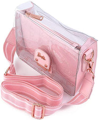 LOUNGEFLY Barbie Gold Lock Crossbody Bag
