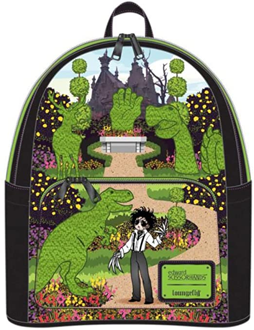 LOUNGEFLY Edward Scissorhands Topiary Mini Backpack