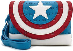 Loungefly Captain American Shield Crossbody Bag