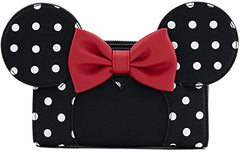 LOUNGEFLY x Disney Minnie Mouse Polka Dot Cosplay Flap Wallet