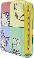 LOUNGEFLY Hello Kitty and Friends Color Block Zip Around Wallet