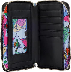 LOUNGEFLY A Goofy Movie Moments Zip Around Wallet