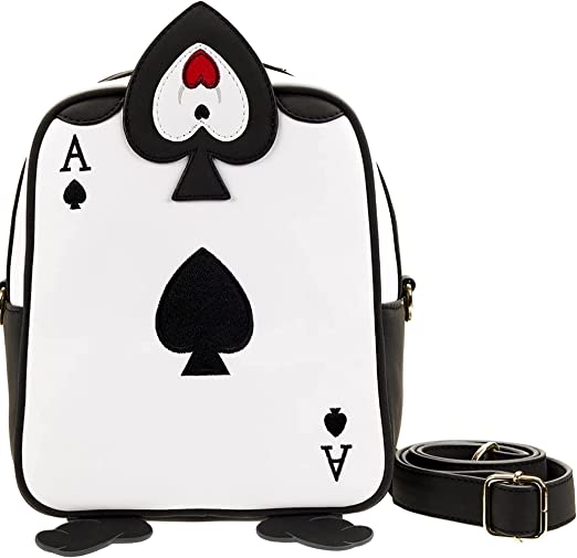 LOUNGEFLY Disney Alice in Wonderland Ace of Spades Bag