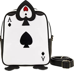LOUNGEFLY Disney Alice in Wonderland Ace of Spades Bag