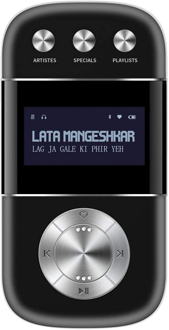Saregama Carvaan Go 2.0-3000 Pre-Loaded Retro Hindi Songs (Classic Black)